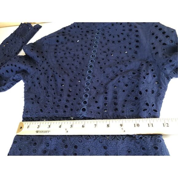 SAINTS SECRETS SANGLAISE EMBROIDERED TURTLENECK DRESS SZ6 - Picture 11 of 14